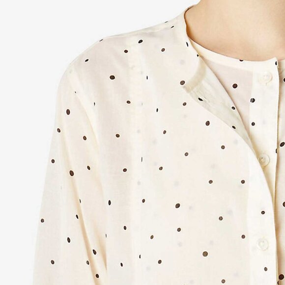 Steven Alan Drexel Dot Button-Down Blouse - Picture 2 of 9